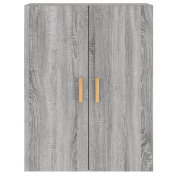 Wall Mounted Cabinets 2 pcs Grey Sonoma Engineered Wood