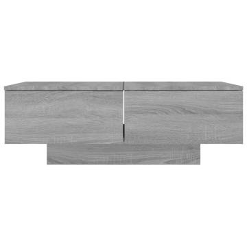 Coffee Table Grey Sonoma 90x60x31 cm Engineered Wood