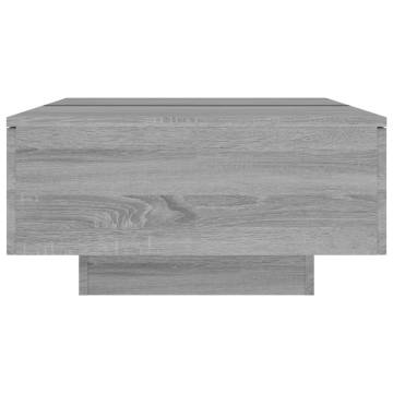 Coffee Table Grey Sonoma 90x60x31 cm Engineered Wood