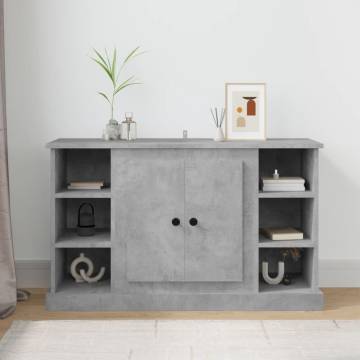 Sideboard Concrete Grey 100x35.5x60 cm Engineered Wood