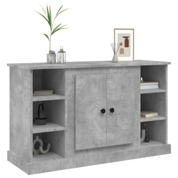 Sideboard Concrete Grey 100x35.5x60 cm Engineered Wood