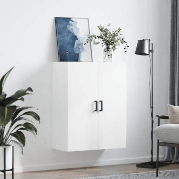 Wall Mounted Cabinet White 69.5x34x90 cm