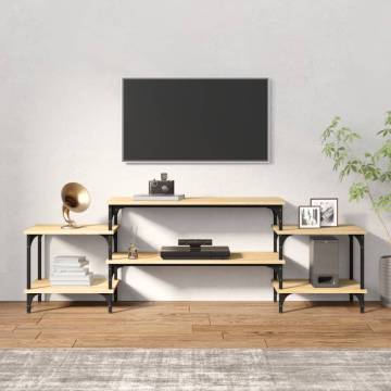 TV Cabinet Sonoma Oak 157x35x52 cm Engineered Wood