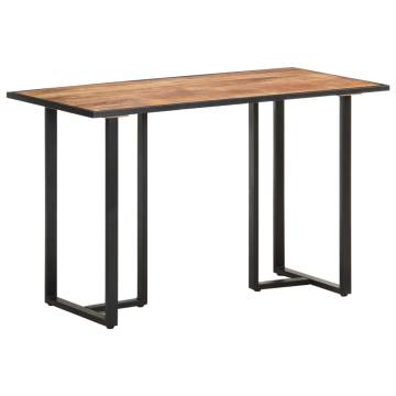 Dining Table 120 cm Rough Mango Wood