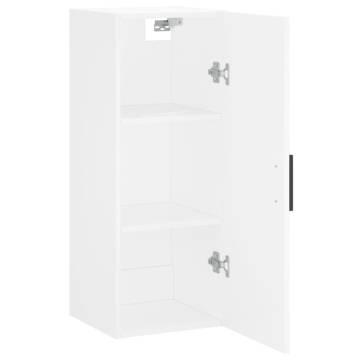 Wall Mounted Cabinet White 34.5x34x90 cm