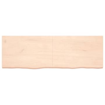 Bathroom Countertop 180x60x(2-6) cm Untreated Solid Wood