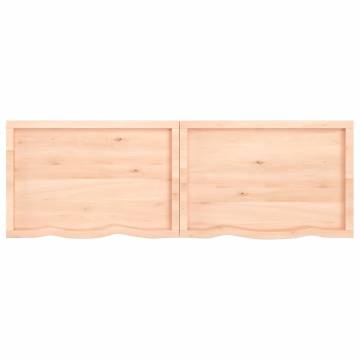 Bathroom Countertop 180x60x(2-6) cm Untreated Solid Wood