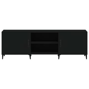 TV Cabinet Black 150x30x50 cm Engineered Wood