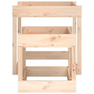 Sand Tables 2 pcs Solid Wood Pine