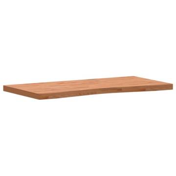 Desk Top 110x(50-55)x4 cm Solid Wood Beech