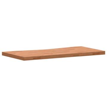 Desk Top 110x(50-55)x4 cm Solid Wood Beech