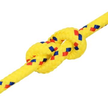 Boat Rope Yellow 10 mm 500 m Polypropylene