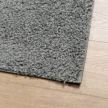 Shaggy Rug High Pile Modern Green 80x150 cm