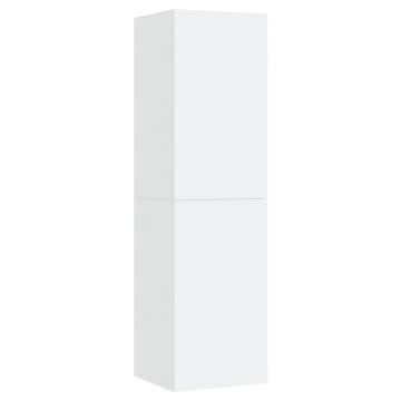 TV Cabinet White 30.5x30x110 cm Engineered Wood