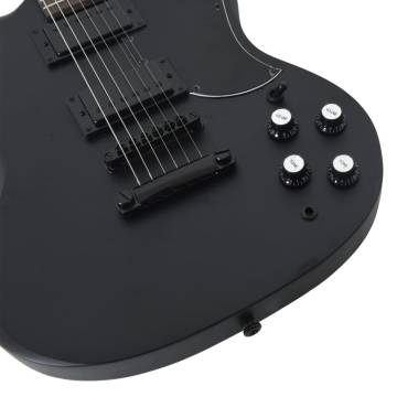 Electric Guitar for Beginner with Bag Black 4/4 39"