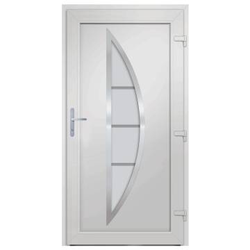 Front Door Anthracite 88x200 cm PVC