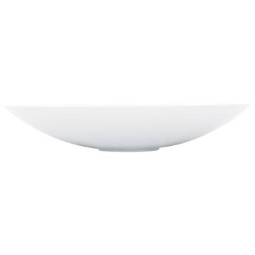 Wash Basin 59.3x35.1x10.7 cm Mineral Cast/Marble Cast White