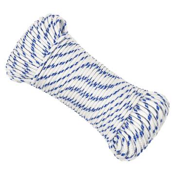 Boat Rope White 5 mm 250 m Polypropylene