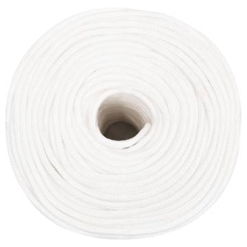 Boat Rope Full White 6 mm 50 m Polypropylene