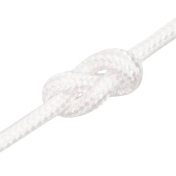 Boat Rope Full White 6 mm 50 m Polypropylene