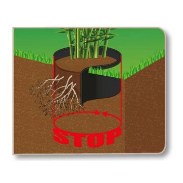 Nature Root Barrier Sheet 0.7 x 5 m HDPE Black 6030227