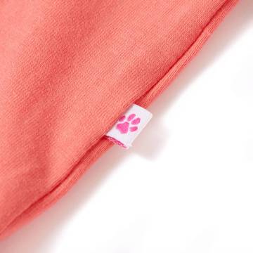 Kids' T-shirt with Cap Sleeves Coral 92