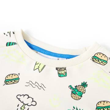 Kids' Sweatshirt Soft Ecru 116