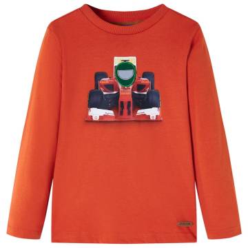 Kids' T-shirt with Long Sleeves Orange 128