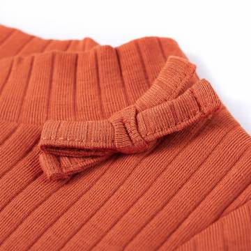 Kids' T-shirt with Long Sleeves Burnt Orange 104