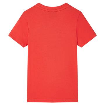 Kids' T-shirt with Short Sleeves Red 140