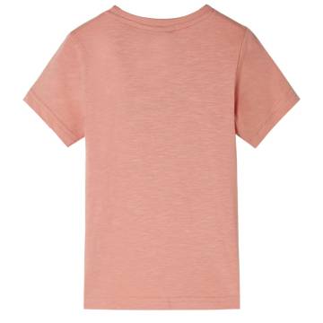 Kids' T-shirt with Short Sleeves Light Orange 104