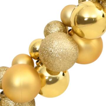 Christmas Balls Garland Gold 175 cm Polystyrene