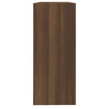 Book Cabinet/Room Divider Brown Oak 100x30x72 cm