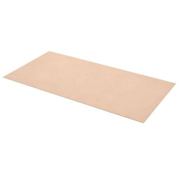 10 pcs MDF Sheets Rectangular 120x60 cm 2.5 mm