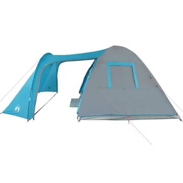 Camping Tent 6-Person Blue Waterproof