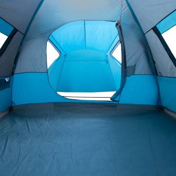 Camping Tent 6-Person Blue Waterproof