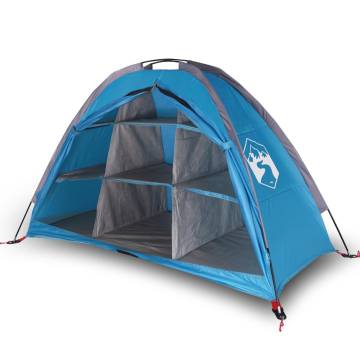 Storage Tent 9 Compartments Blue 125x50x68 cm 185T Taffeta