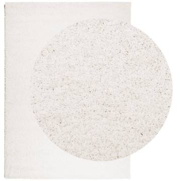 Shaggy Rug High Pile Modern Cream 240x340 cm