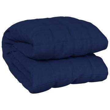 Weighted Blanket Blue 220x240 cm King 15 kg Fabric