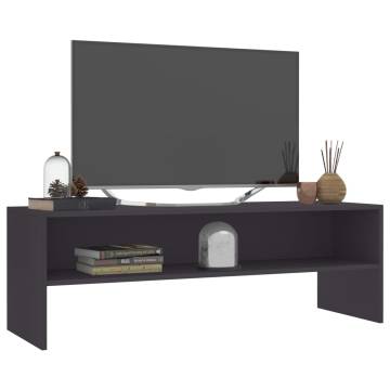 TV Cabinet Grey 120x40x40 cm Engineered Wood