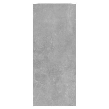 Book Cabinet/Room Divider Concrete Grey 100x30x72 cm