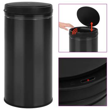 Automatic Sensor Dustbin 70 L Carbon Steel Black