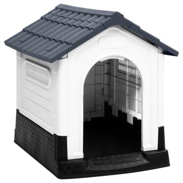 Dog House Grey 57x68x66 cm Polypropylene