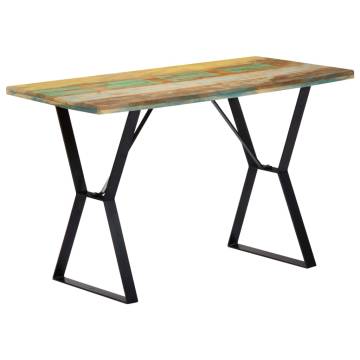 Dining Table 120x60x76 cm Solid Reclaimed Wood