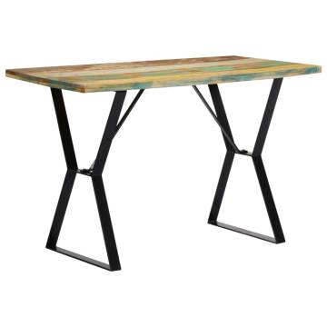 Dining Table 120x60x76 cm Solid Reclaimed Wood