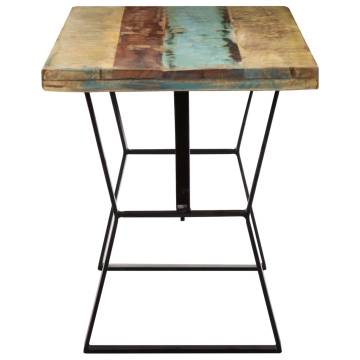 Dining Table 120x60x76 cm Solid Reclaimed Wood