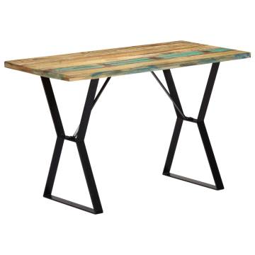 Dining Table 120x60x76 cm Solid Reclaimed Wood