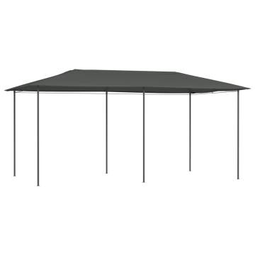 Gazebo 3x6x2.6 m Anthracite 160 g/m²