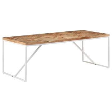 Dining Table 200x90x76 cm Solid Acacia and Mango Wood