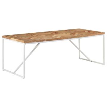 Dining Table 200x90x76 cm Solid Acacia and Mango Wood